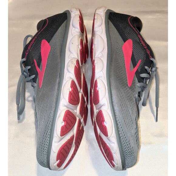 Brooks Anthem Womens Running Shoes Sneakers 1202571B051 Gray Pink Size 11 B - Picture 7 of 10